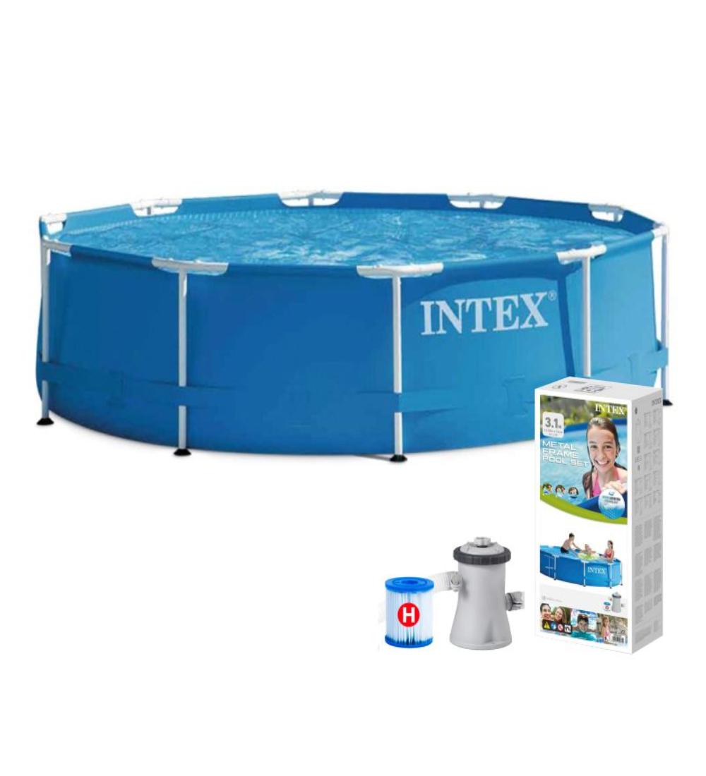 PISCINA CON ESTRUCTURA INTEX 4.485 LITROS